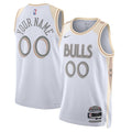 Chicago Bulls Nike Unisex 2024/25 Custom Swingman Jersey - City Edition - White