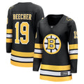 John Beecher Boston Bruins  Women's Home Breakaway Player Jersey - Black