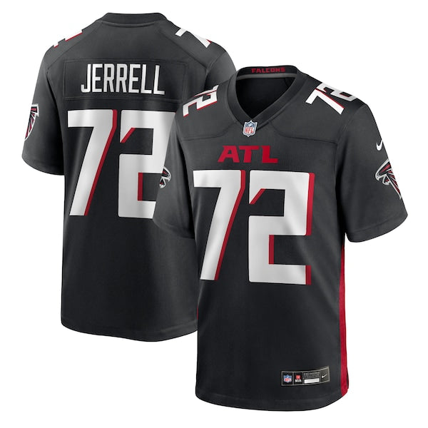 Michael Jerrell Atlanta Falcons Nike Team Game Jersey -  Black