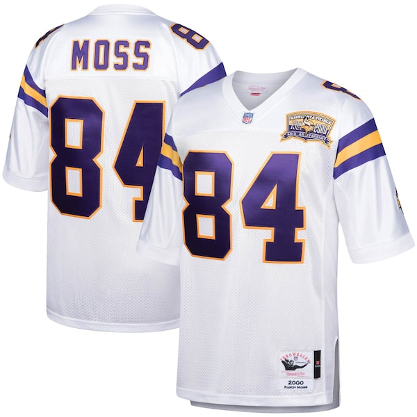 Randy Moss Minnesota Vikings 2000 Authentic Throwback Retired Player Jersey - White