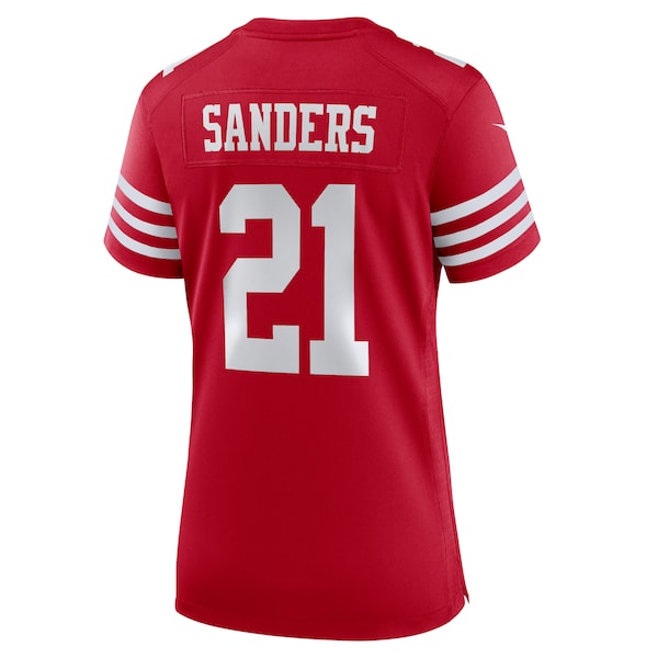 Deion Sanders San Francisco 49ers Nike Women's Retired Player Game Jersey - Scarlet