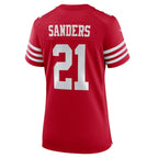 Deion Sanders San Francisco 49ers Nike Women's Retired Player Game Jersey - Scarlet