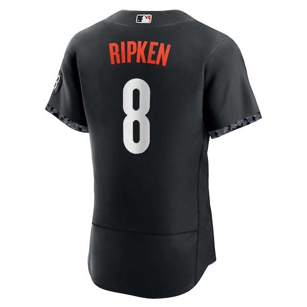 Cal Ripken Baltimore Orioles Nike 2023 City Connect Authentic Player Jersey - Black
