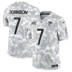 Bijan Robinson Atlanta Falcons Nike 2024 Salute to Service Limited Jersey - Arctic Camo