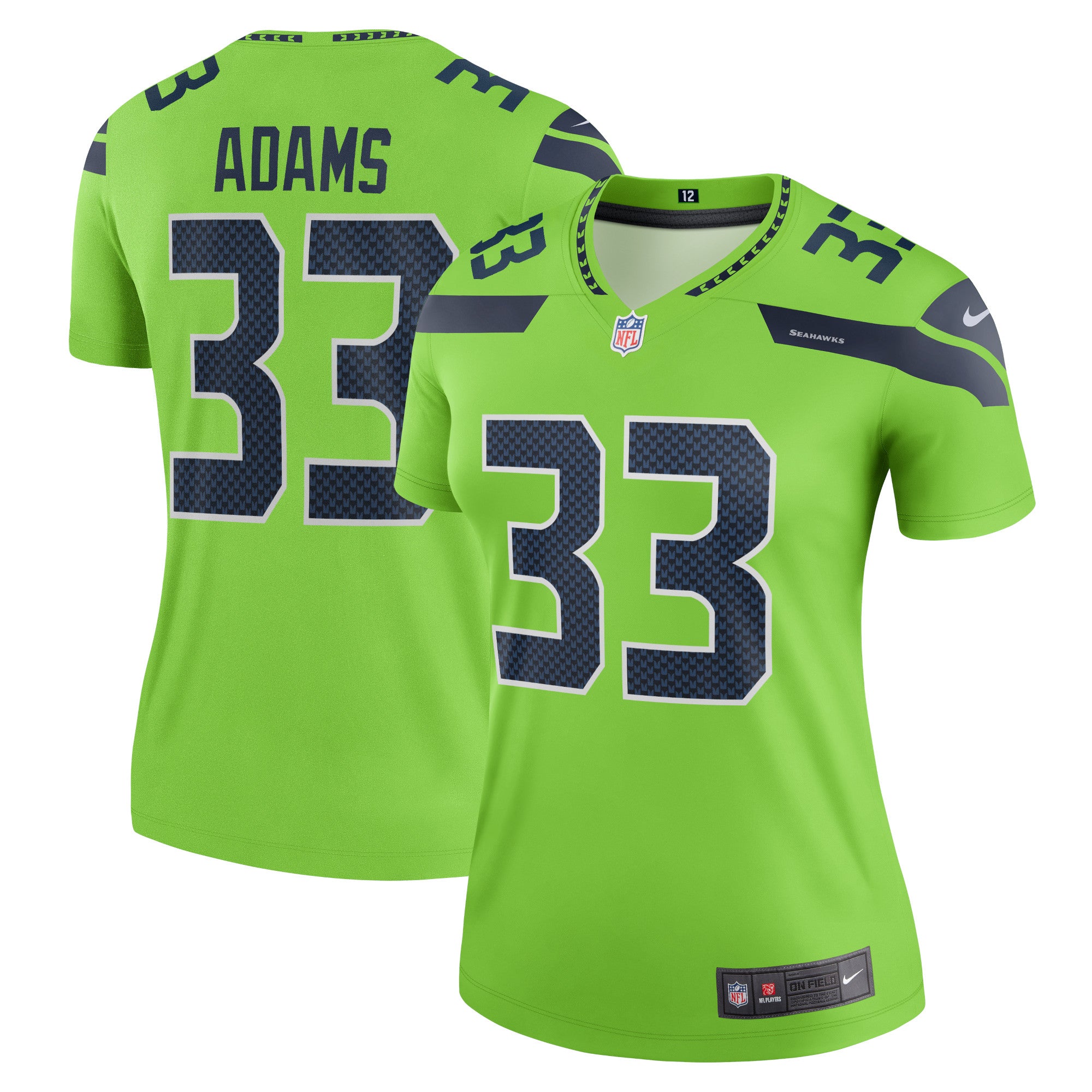 Jamal Adams Seattle Seahawks Nike Women's Legend Jersey - College Navy/Neon Green