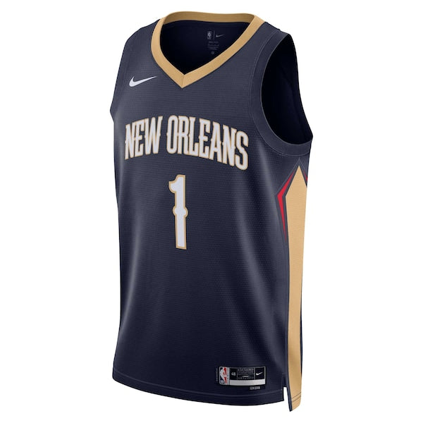 Zion Williamson New Orleans Pelicans Nike Unisex Swingman Jersey - Icon Edition - Navy/White