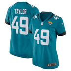 Leonard Taylor Jacksonville Jaguars Nike Women's  Game Jersey -  Teal