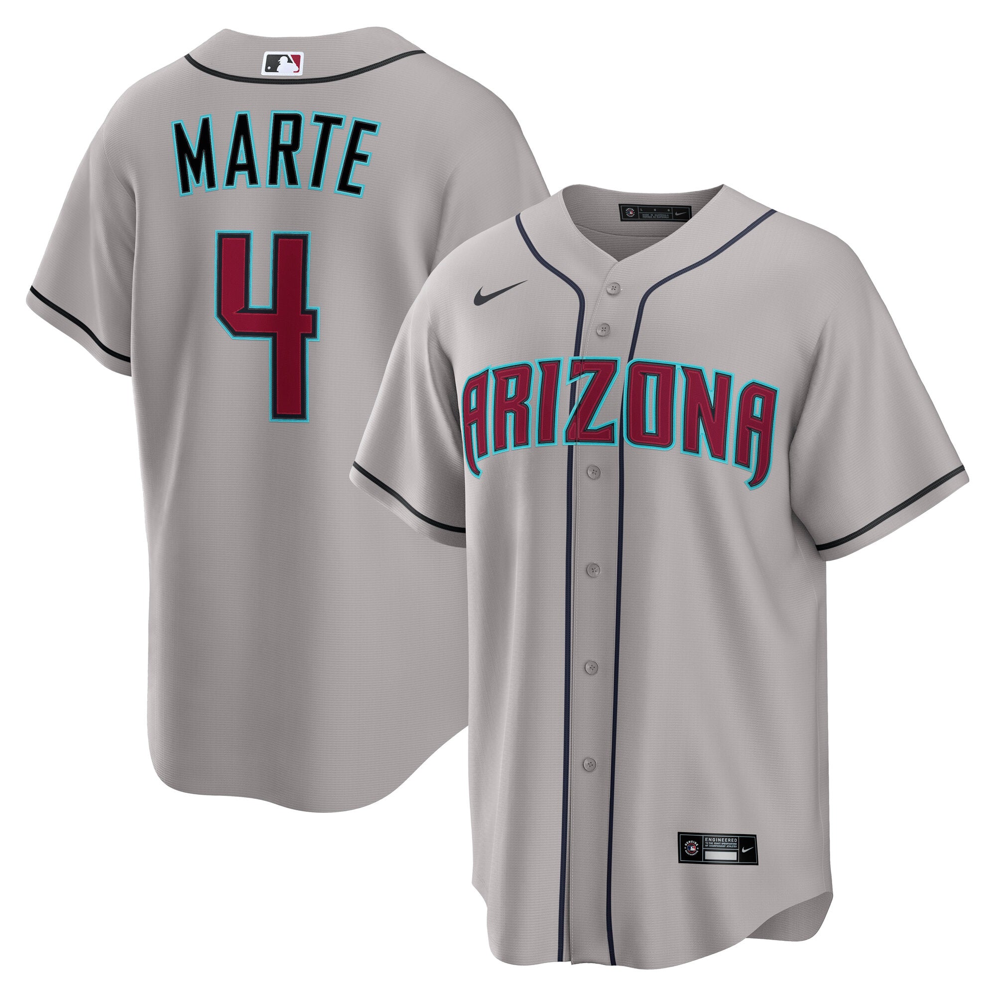 Ketel Marte Arizona Diamondbacks Nike Home Replica Jersey - Cream/Gray