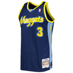 Allen Iverson Denver Nuggets  Hardwood Classics Swingman Jersey - Navy