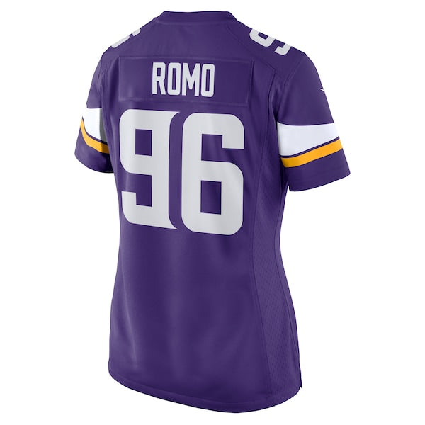 John Parker Romo Minnesota Vikings Nike Women's Game Jersey -  Purple