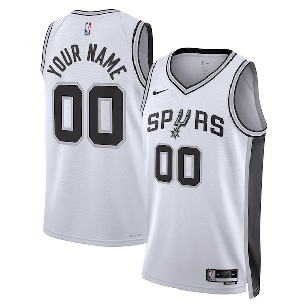 San Antonio Spurs Nike Unisex Swingman Custom Jersey White - Association Edition