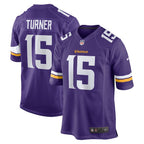 Dallas Turner Minnesota Vikings Nike 2024 NFL Draft First Round Pick Player Game Jersey - Purple