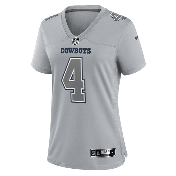 Dak Prescott Dallas Cowboys Nike Women's Atmosphere Fashion Game Jersey - Gray