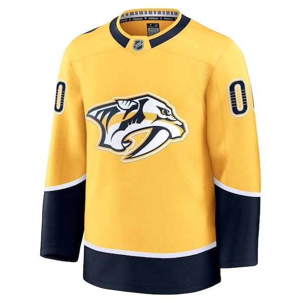 Nashville Predators  Home Premium Custom Jersey - Gold/White