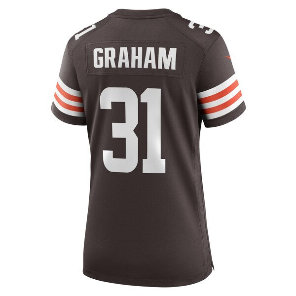Thomas Graham Jr. Cleveland Browns Nike Women's Team Game Jersey -  Brown