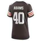 Matthew Adams Cleveland Browns Nike Women's Nike Women's Team Color Jersey - Brown
