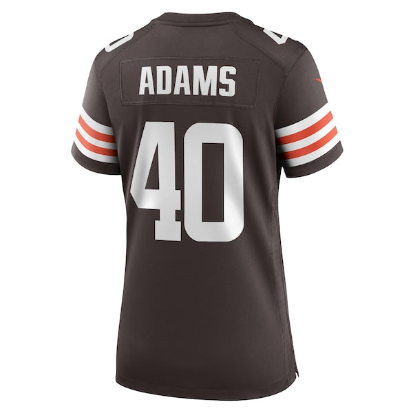 Matthew Adams Cleveland Browns Nike Women's Nike Women's Team Color Jersey - Brown