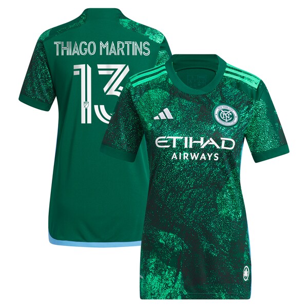 Thiago Martins New York City FC adidas Women's 2024 The Parks Replica Player Jersey - Green