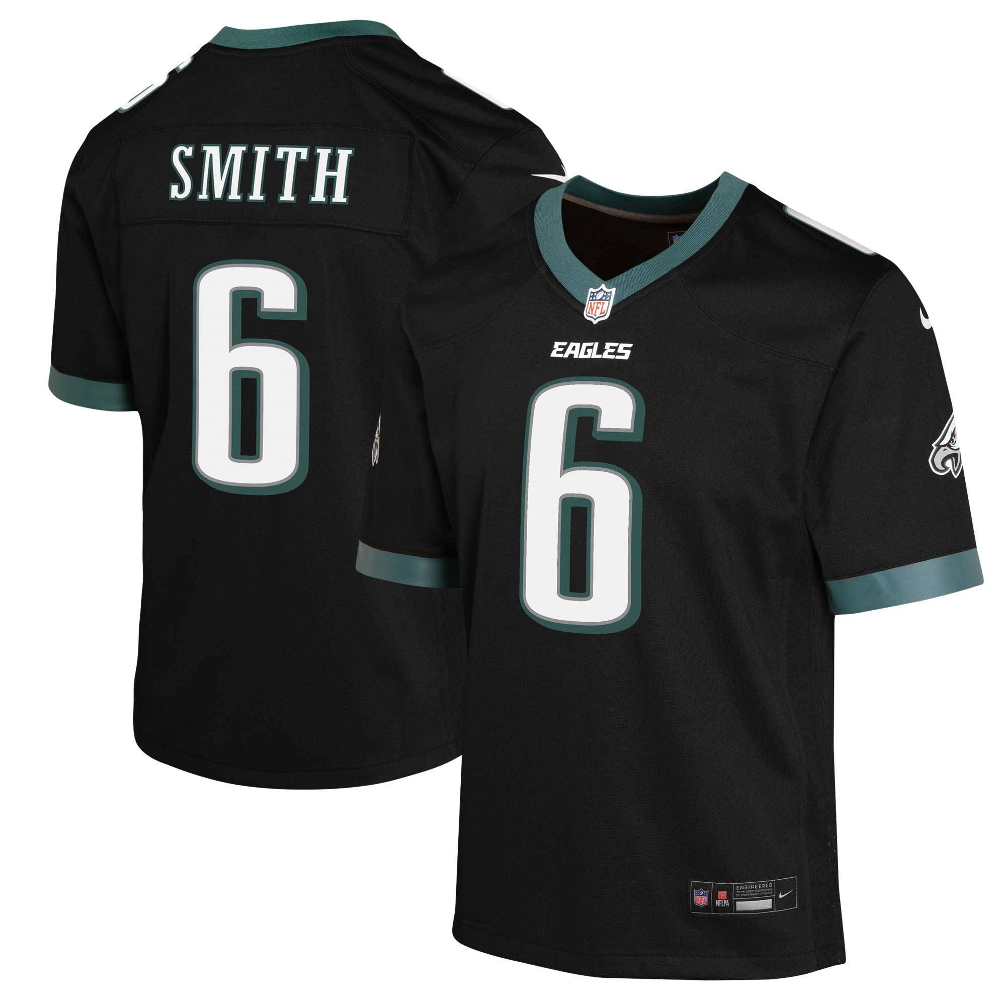 DeVonta Smith Philadelphia Eagles Nike Youth Game Jersey - White