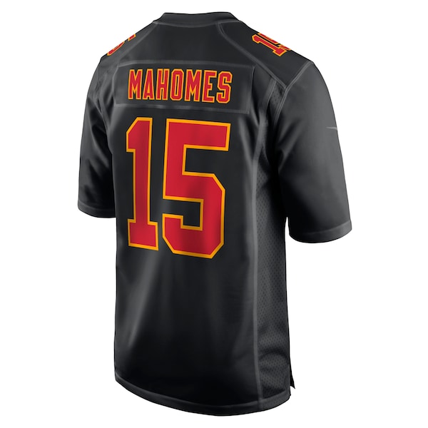 Patrick Mahomes Kansas City Chiefs Nike Super Bowl LVIII Carbon Fashion Game Player Jersey - Black