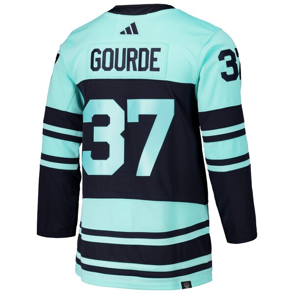 Yanni Gourde Seattle Kraken adidas Reverse Retro 2.0 Authentic Player Jersey - Light Blue