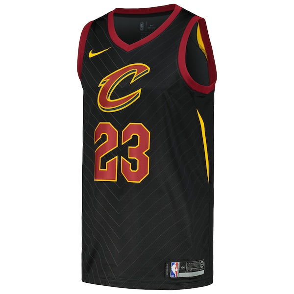 LeBron James Cleveland Cavaliers Nike Swingman Player Jersey - Statement Edition - Black