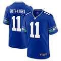 Jaxon Smith-Njigba Seattle Seahawks Nike Throwback Player Game Jersey - Royal/Navy