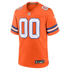 Denver Broncos Nike Youth 2nd Alternate Custom Replica Jersey - Orange