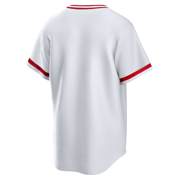 Cincinnati Reds Nike Home Cooperstown Collection Team Custom Jersey - White