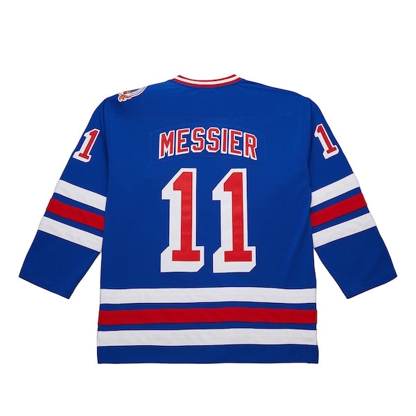 Mark Messier New York Rangers  Big & Tall 1993/94 Blue Line 2.0 Jersey - Blue
