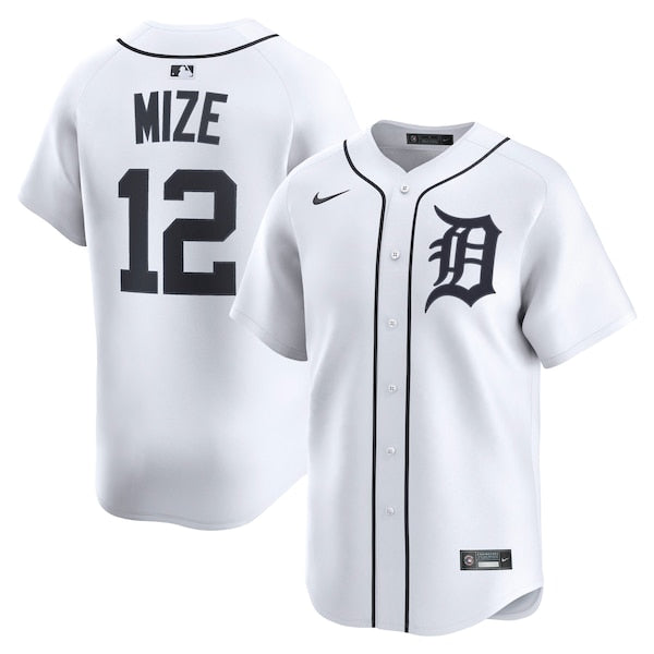 Casey Mize Detroit Tigers Nike Home Limited Player Jersey - White