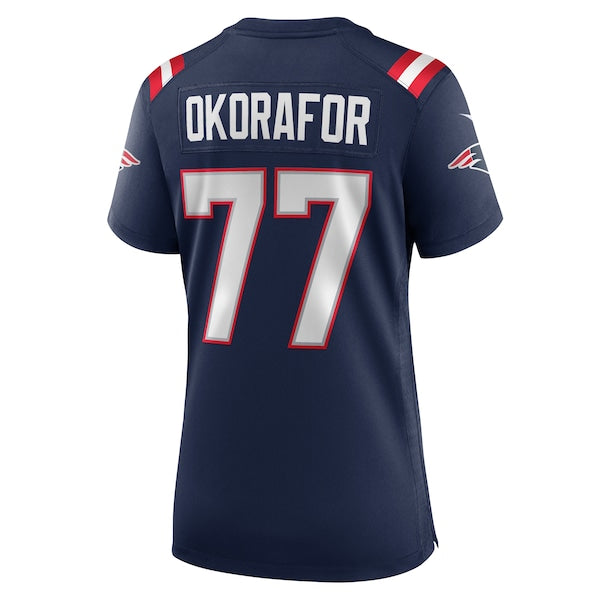 Chukwuma Okorafor New England Patriots Nike Women's  Game Jersey -  Navy