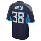 L'Jarius Sneed Tennessee Titans Nike Team Game Jersey -  Navy