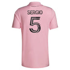 Sergio Busquets Inter Miami CF adidas 2024 The Heart Beat Kit Replica Player Jersey - Pink