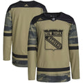 New York Rangers adidas Military Appreciation Team Authentic Practice Jersey - Camo