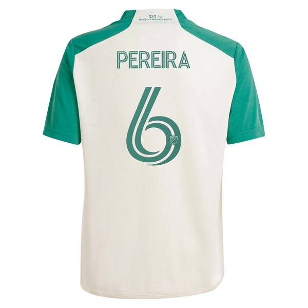 Daniel Pereira Austin FC adidas Youth 2024 The Armadillo Kit Replica Player Jersey – Tan