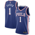 James Harden Philadelphia 76ers Nike Swingman Jersey - Icon Edition - Royal