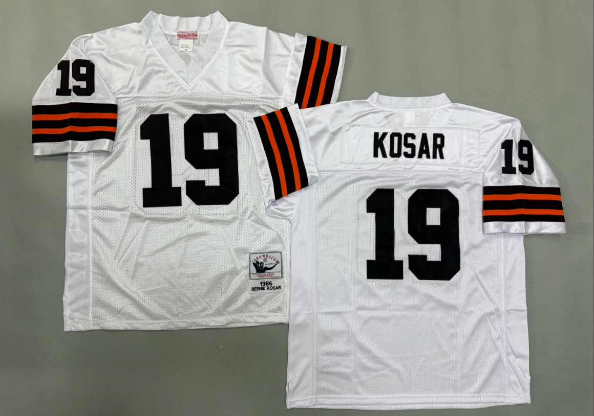 Bernie Kosar Cleveland Browns Authentic Throwback Retired Player Jersey
