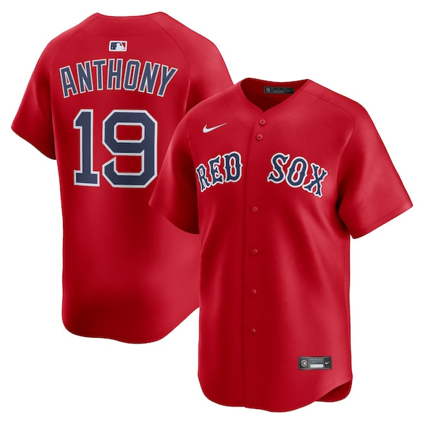 Roman Anthony Boston Red Sox Nike Alternate Limited Player Jersey - Red