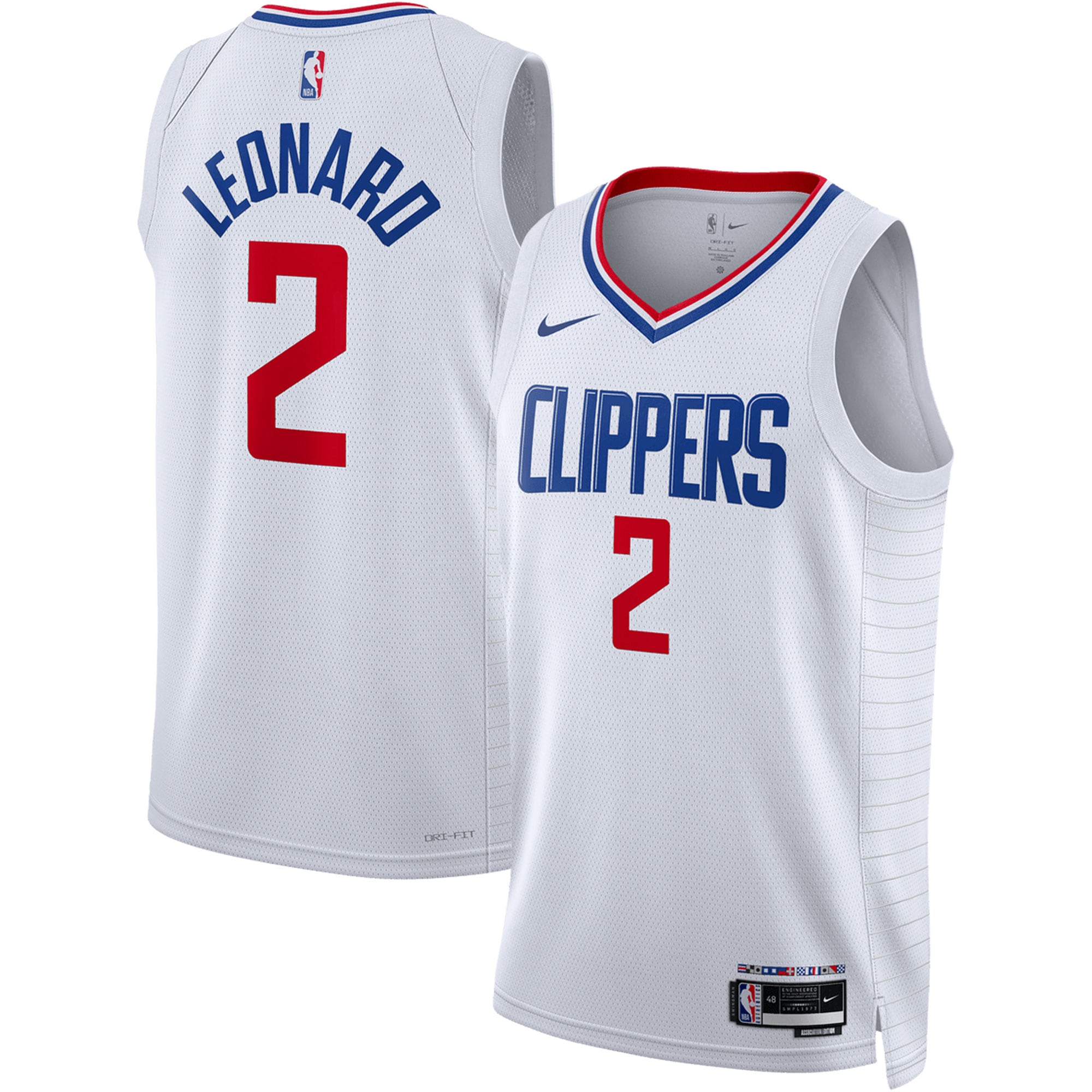 Kawhi Leonard LA Clippers Nike Unisex Swingman Jersey - Icon Edition - Royal/White