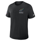 Arizona Cardinals Nike 2025 NFL Crucial Catch Tri-Blend Dri-FIT T-Shirt - Black