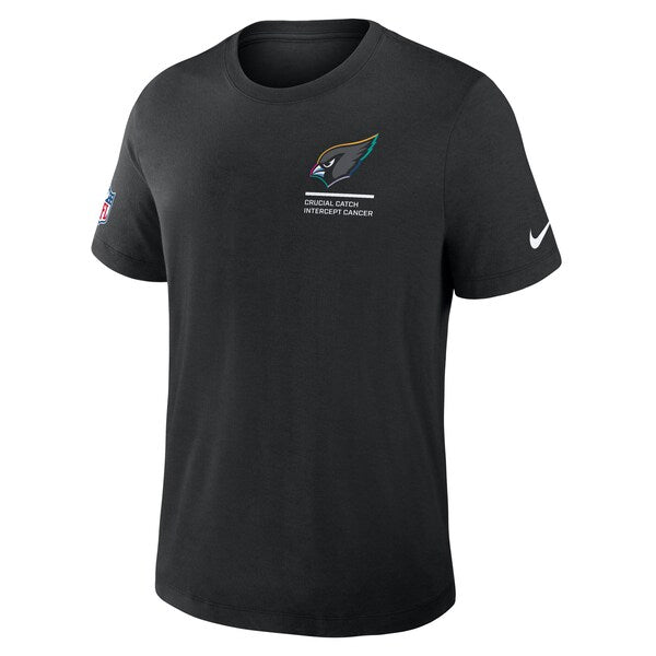 Arizona Cardinals Nike 2025 NFL Crucial Catch Tri-Blend Dri-FIT T-Shirt - Black