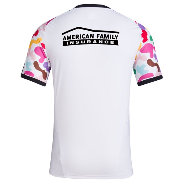 Atlanta United FC adidas 2024 Pride Pre-Match Top - White