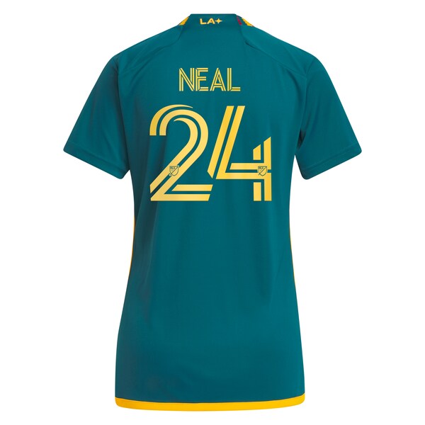 Jalen Neal LA Galaxy adidas Women's 2024 LA Kit Replica Player Jersey - Green/White