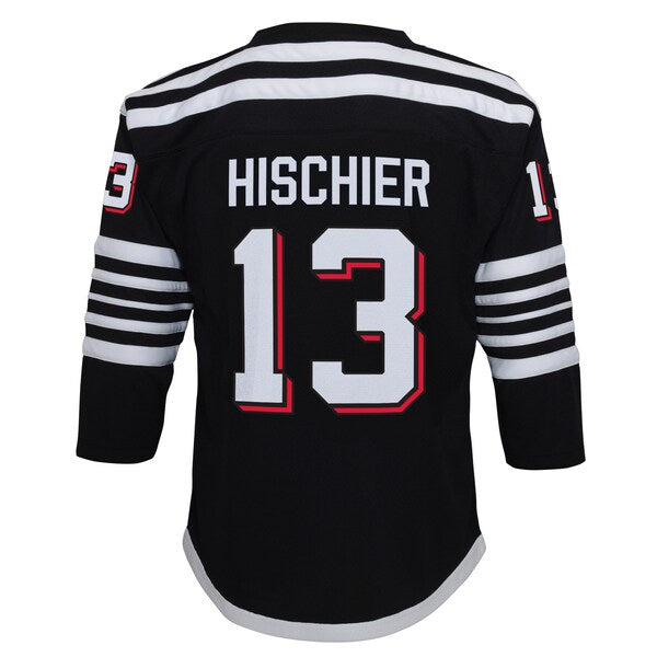Nico Hischier New Jersey Devils 2021/22 Alternate Replica Player Jersey - Black