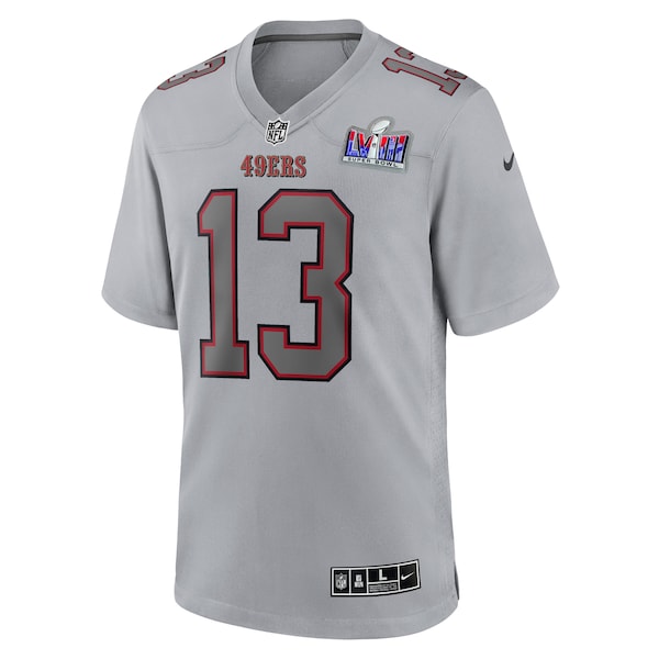 Brock Purdy San Francisco 49ers Nike Super Bowl LVIII Atmosphere Fashion Game Jersey - Gray