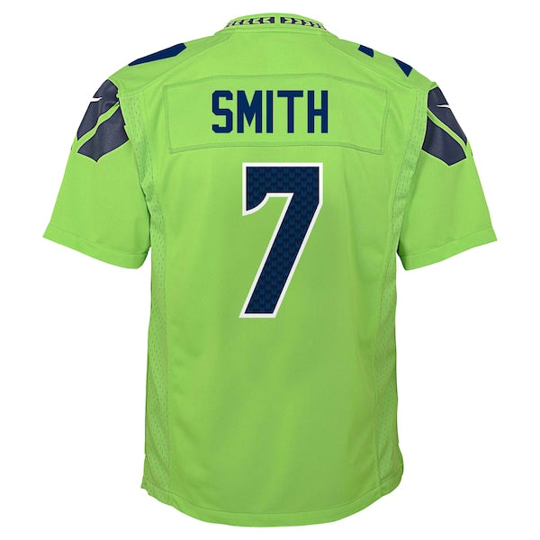Geno Smith Seattle Seahawks Nike Youth Alternate Player Game Jersey - Neon Green