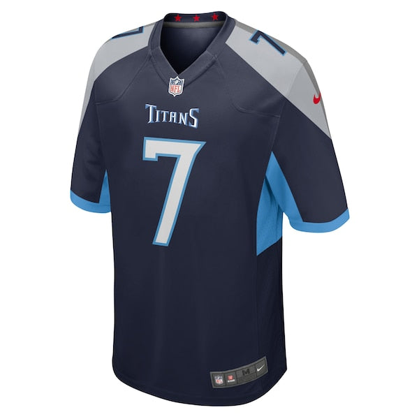Malik Willis Tennessee Titans Nike Player Game Jersey - Navy/Light Blue
