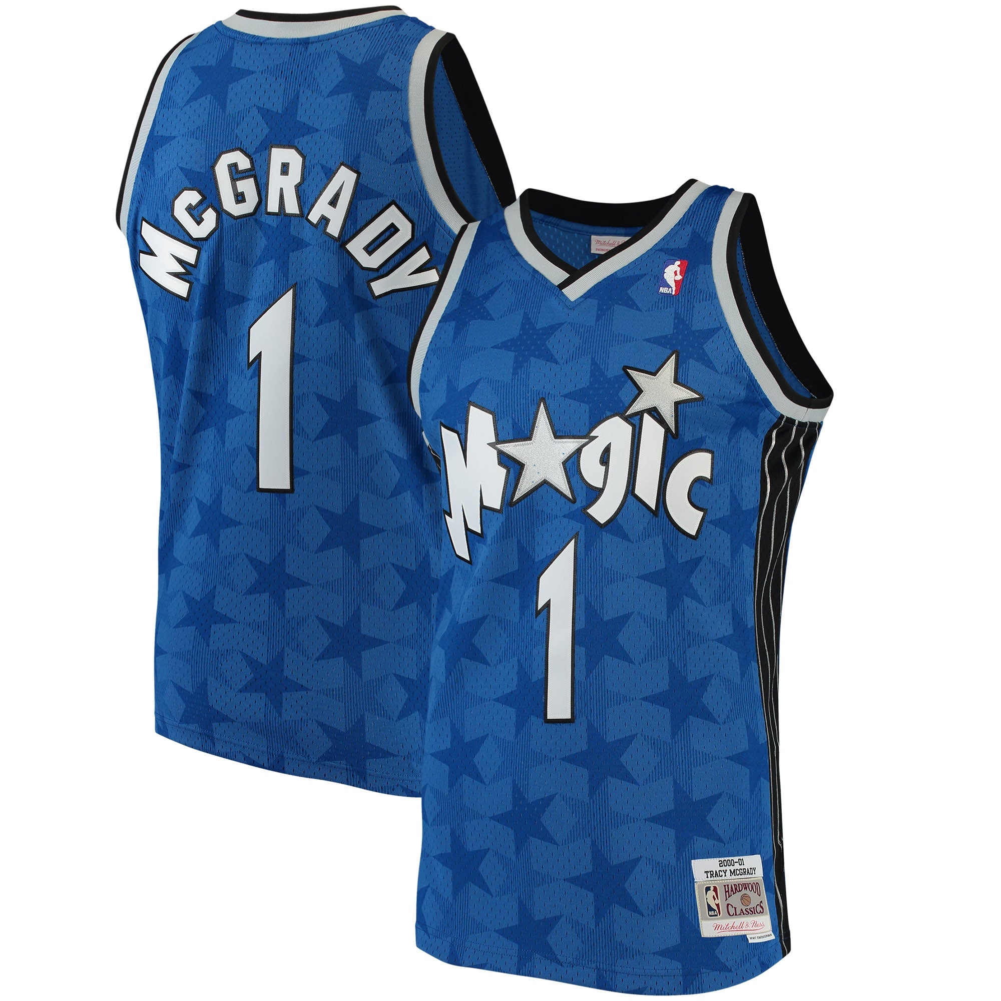 Tracy McGrady Orlando Magic  Hardwood Classics Swingman Jersey - Black/Blue