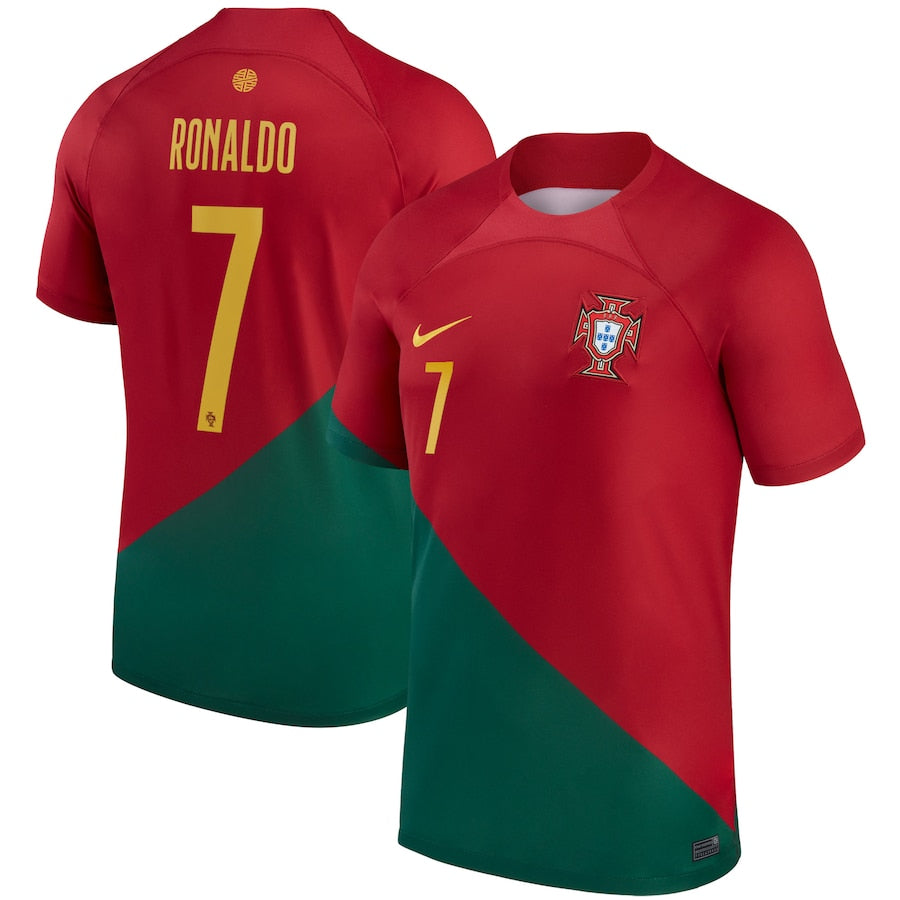 Cristiano Ronaldo Portugal National Team Nike 2022/23 Home Vapor Match Jersey - Red